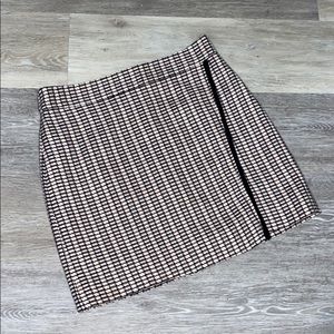 JCrew Pink & Black Tweed Skirt